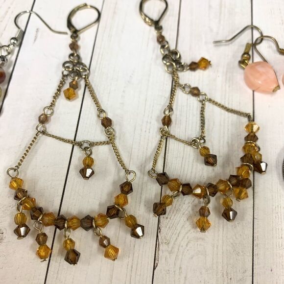 Dangle Chandelier Earring Bundle Lot - Picture 3 of 4